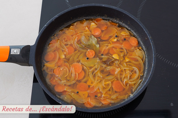 Escabeche casero para caballas