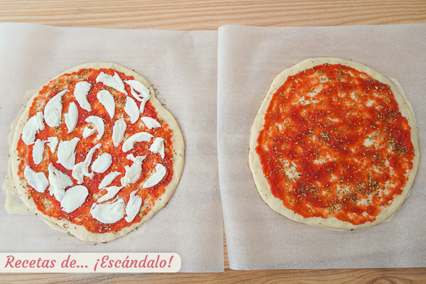 Ingredientes pizza caprichosa