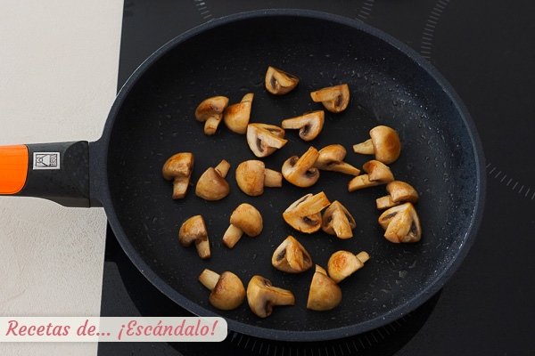 Champinones salteados