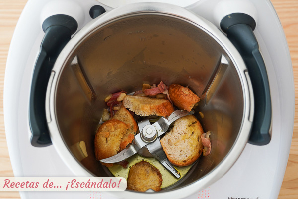 Pan frito sopa castellana thermomix