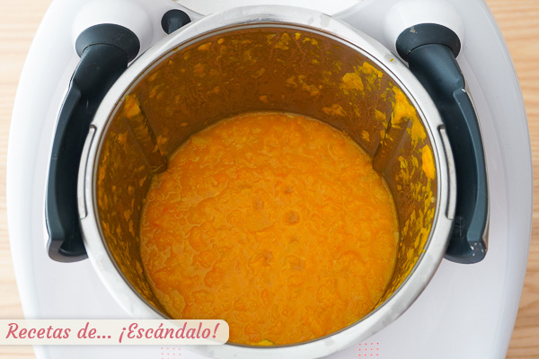 Pure calabaza thermomix verduras