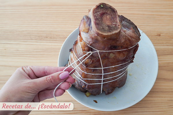 Bridar jarrete de ternera