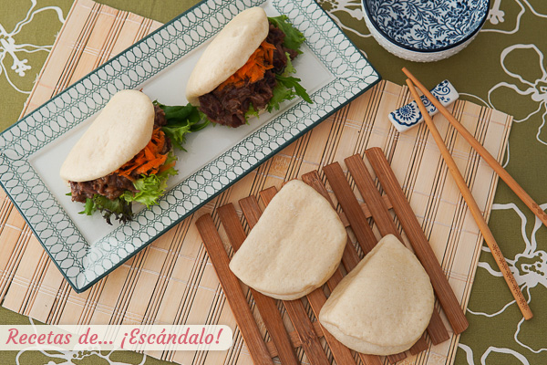 Como hacer pan bao casero al vapor, unos panecillos asiaticos deliciosos