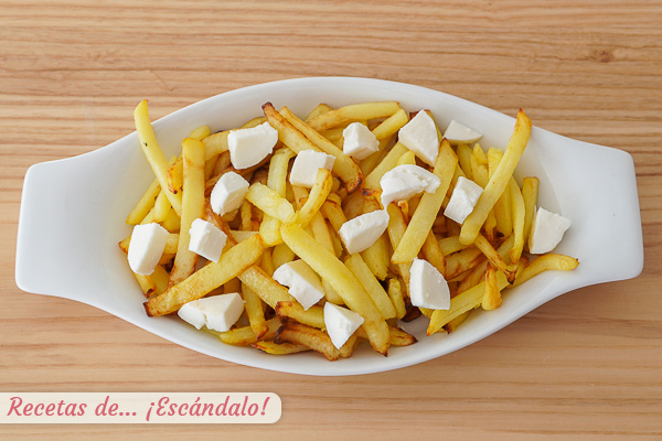 Patatas con queso en grano poutine canada