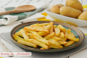 Patatas fritas en freidora de aire o airfryer, ¡las mejores!