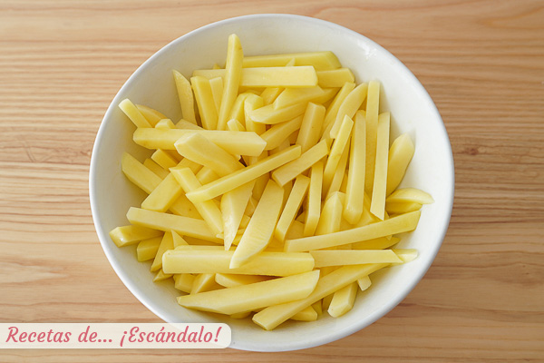 Patatas fritas palitos